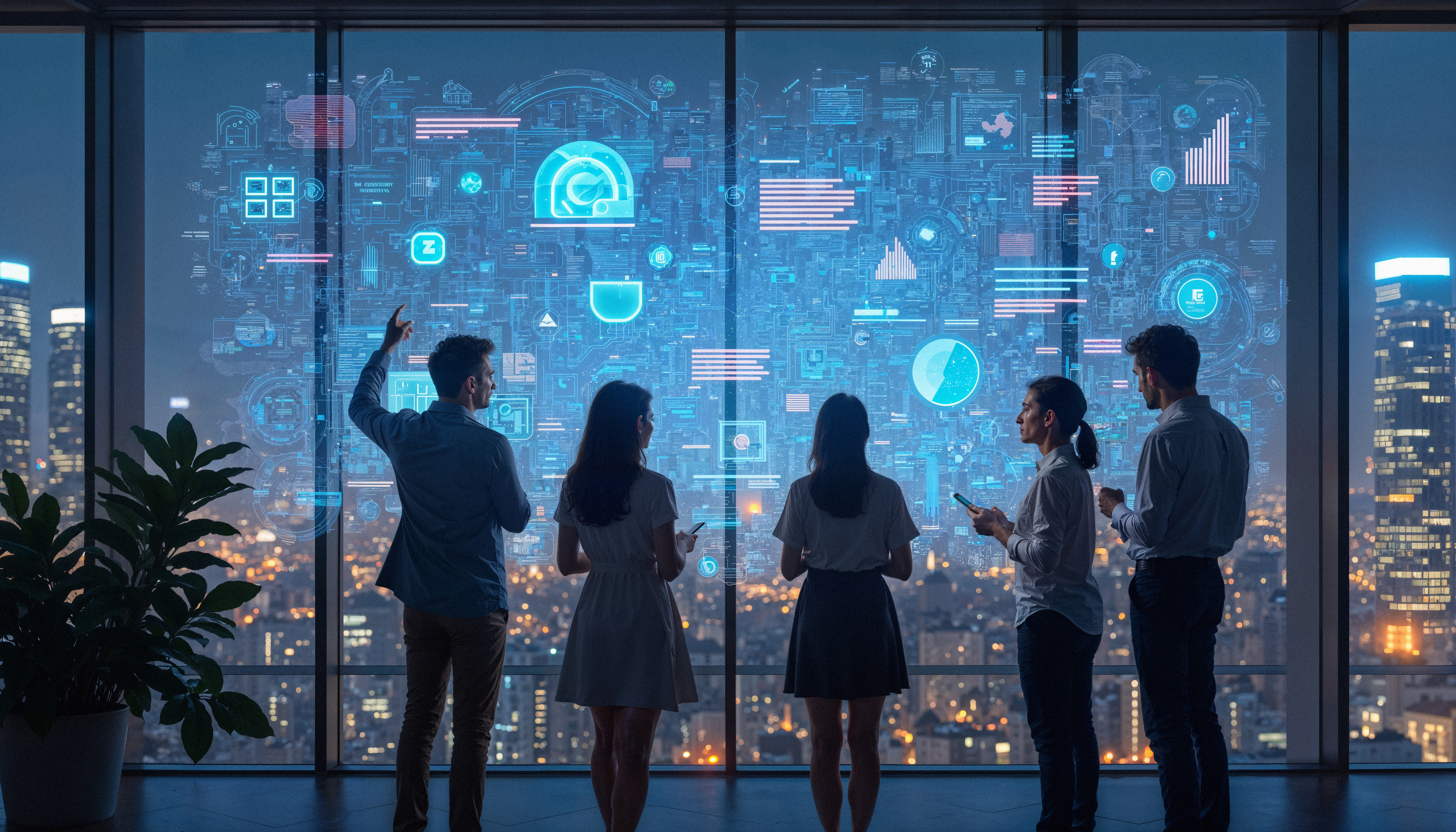 Remote IT team